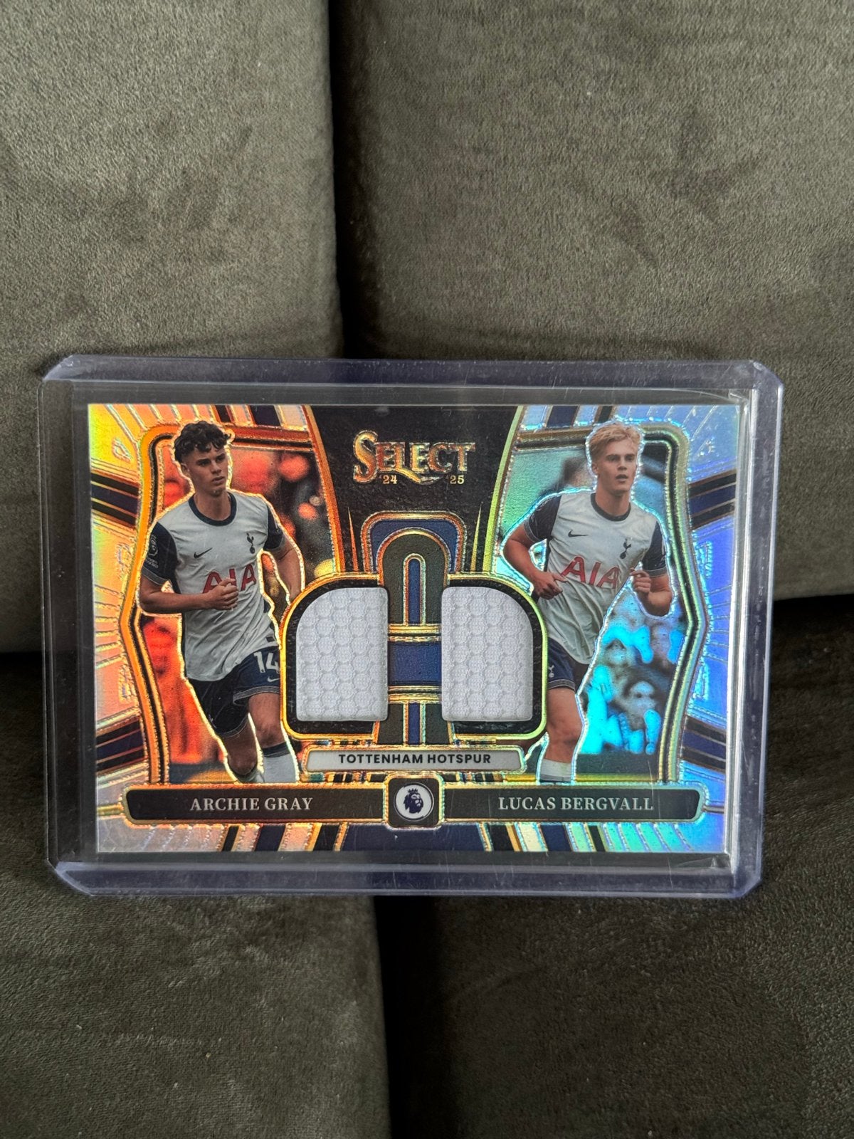 Archie Gray & Bergvall Dual Patch - Tottenham Hotspur, Verzamelen, Ophalen of Verzenden, Nieuw, Buitenlandse clubs, Spelerskaart