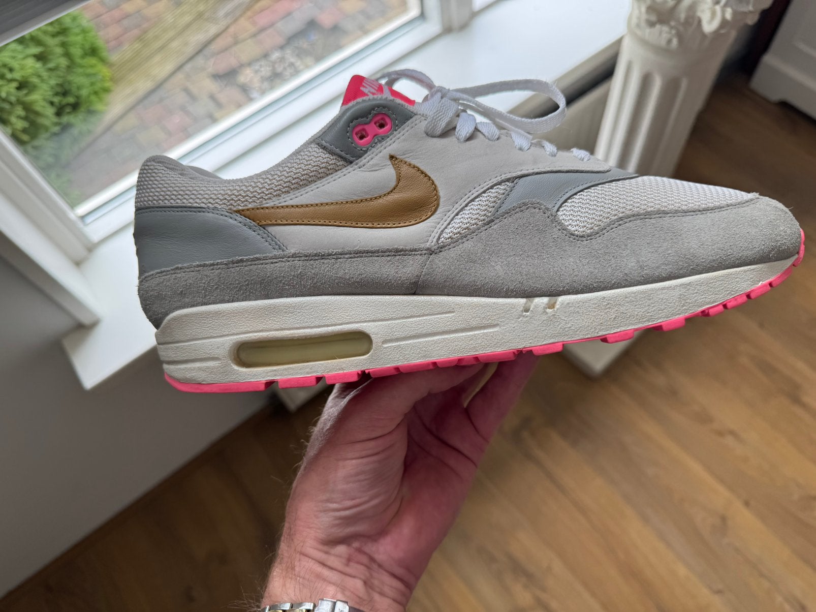 Am1 Flamingo pack 47,5, Kleding | Heren, Overige kleuren, Ophalen of Verzenden, Sneakers of Gympen, Zo goed als nieuw
