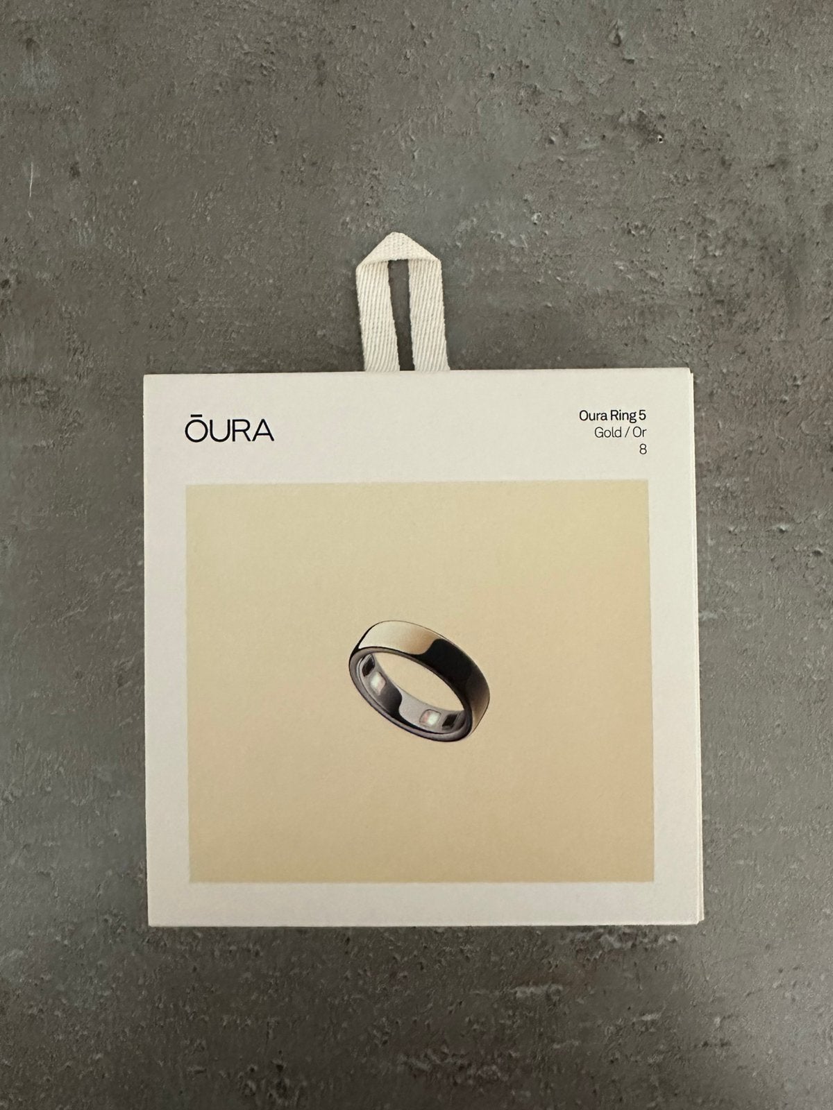 Oura ring 5 maat 8, Verzenden, Nieuw, 17 tot 18, Dame of Heer
