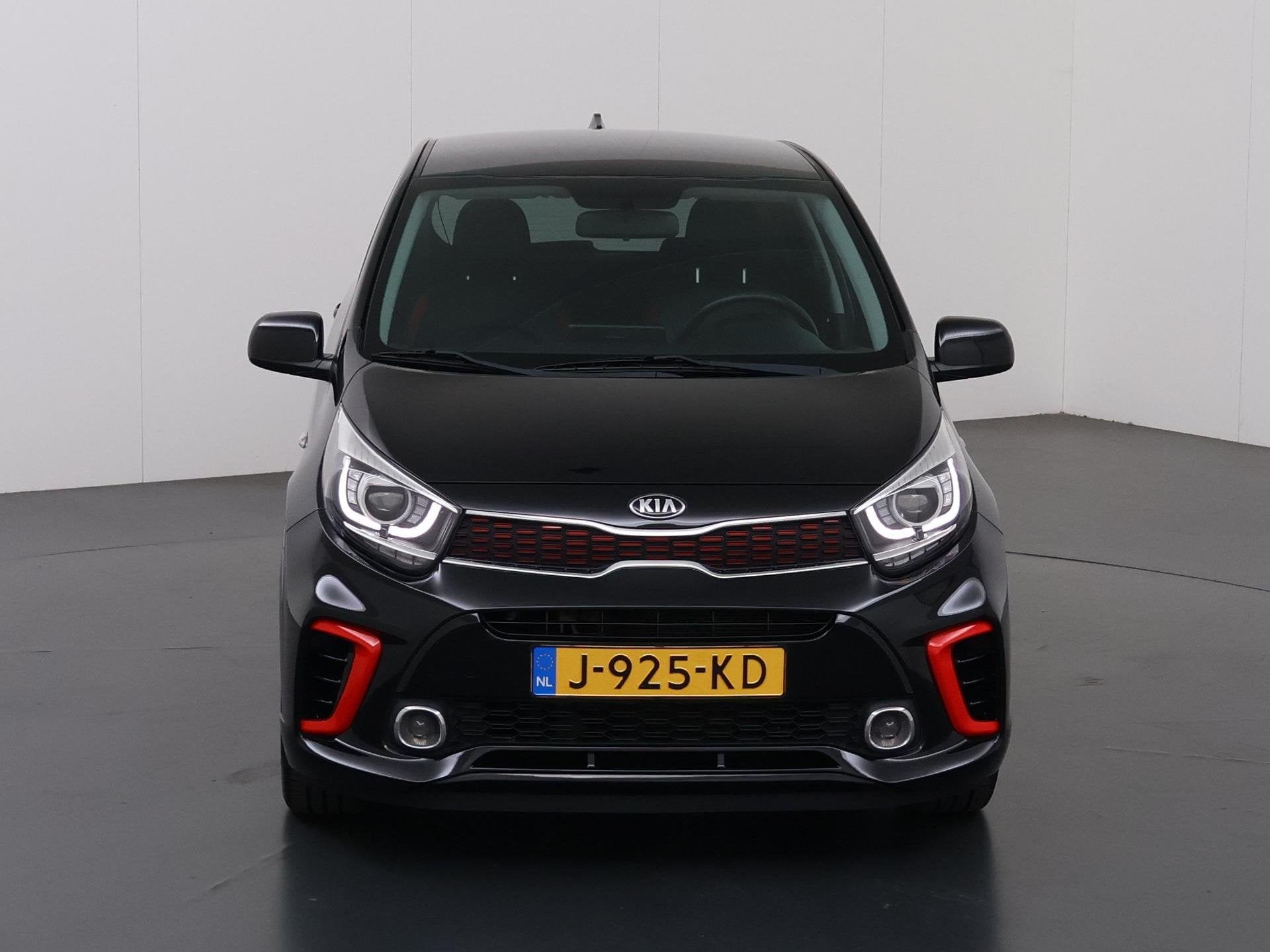 Kia Picanto 1.0 MPi GT-Line Edition | Lederen bekleding | Ac, Auto's, Voorwielaandrijving, Gebruikt, Euro 6, 4 stoelen