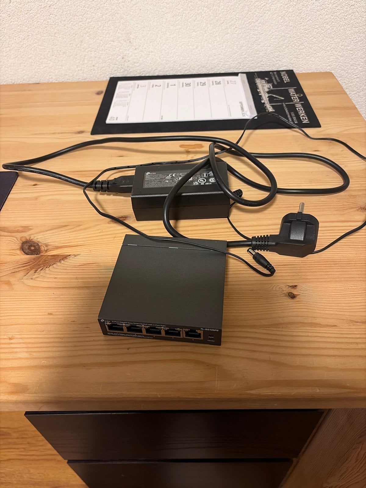TP-Link TL-SG105PE 5-Poort Gigabit Easy Smart Switch PoE+, Ophalen of Verzenden, Gebruikt