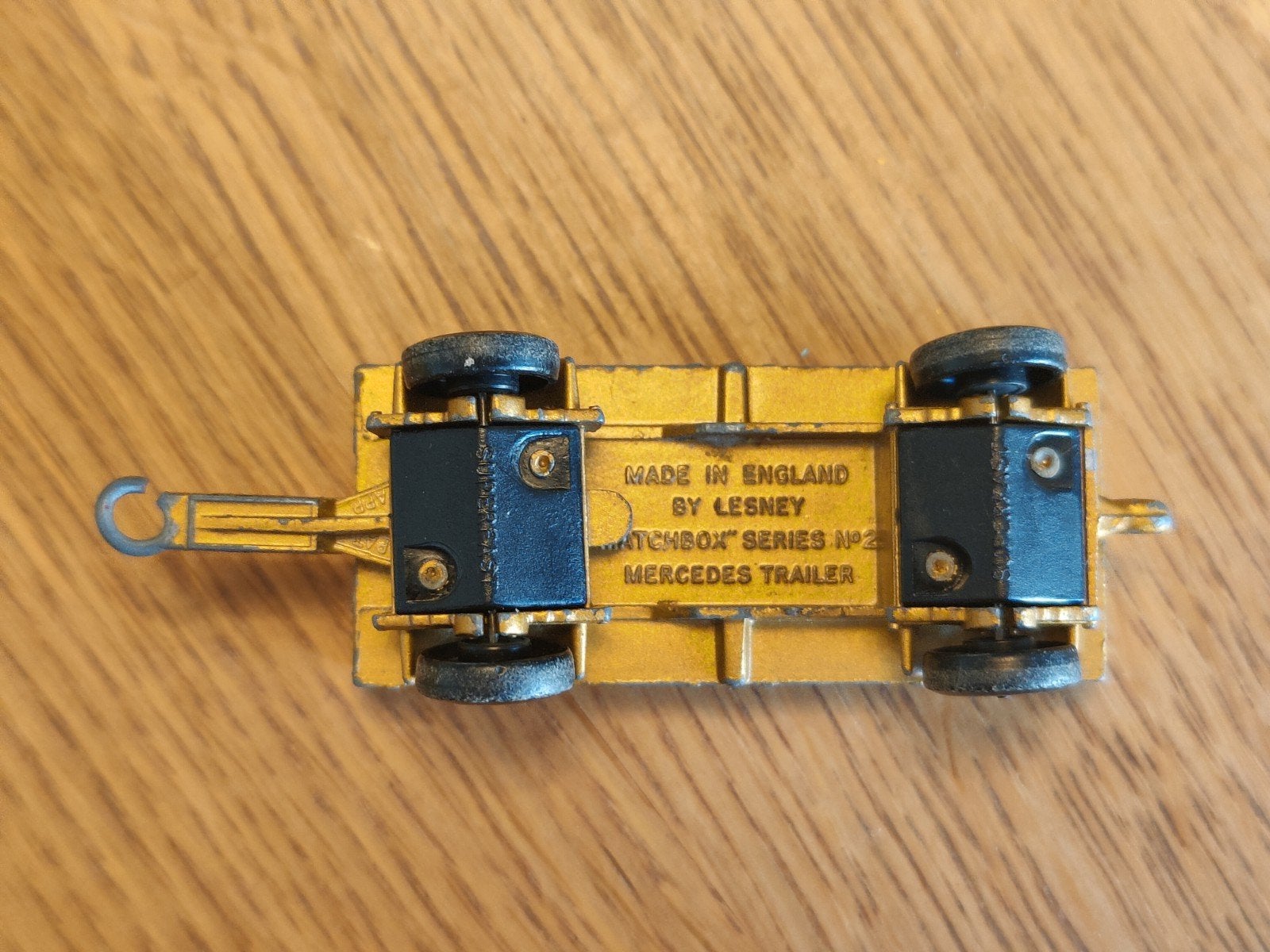 Matchbox Trailer GOUD, Ophalen of Verzenden, Zo goed als nieuw, Auto