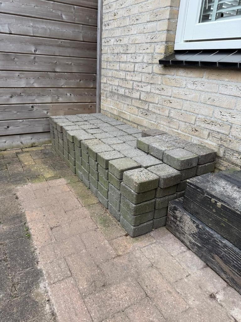 Betonklinkers / betonstraatstenen, Tuin en Terras, Ophalen, Gebruikt, Klinkers, Minder dan 5 m²
