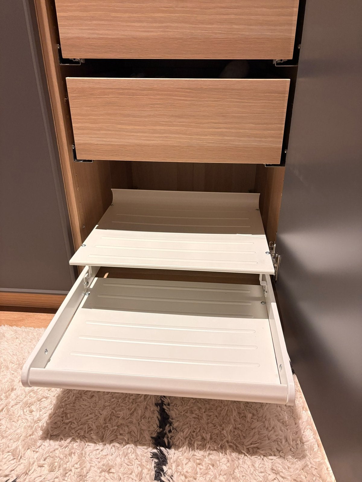 Uittrekbaar schoenenrek 50cm breed, Ophalen, 50 tot 100 cm, Zo goed als nieuw, Minder dan 100 cm