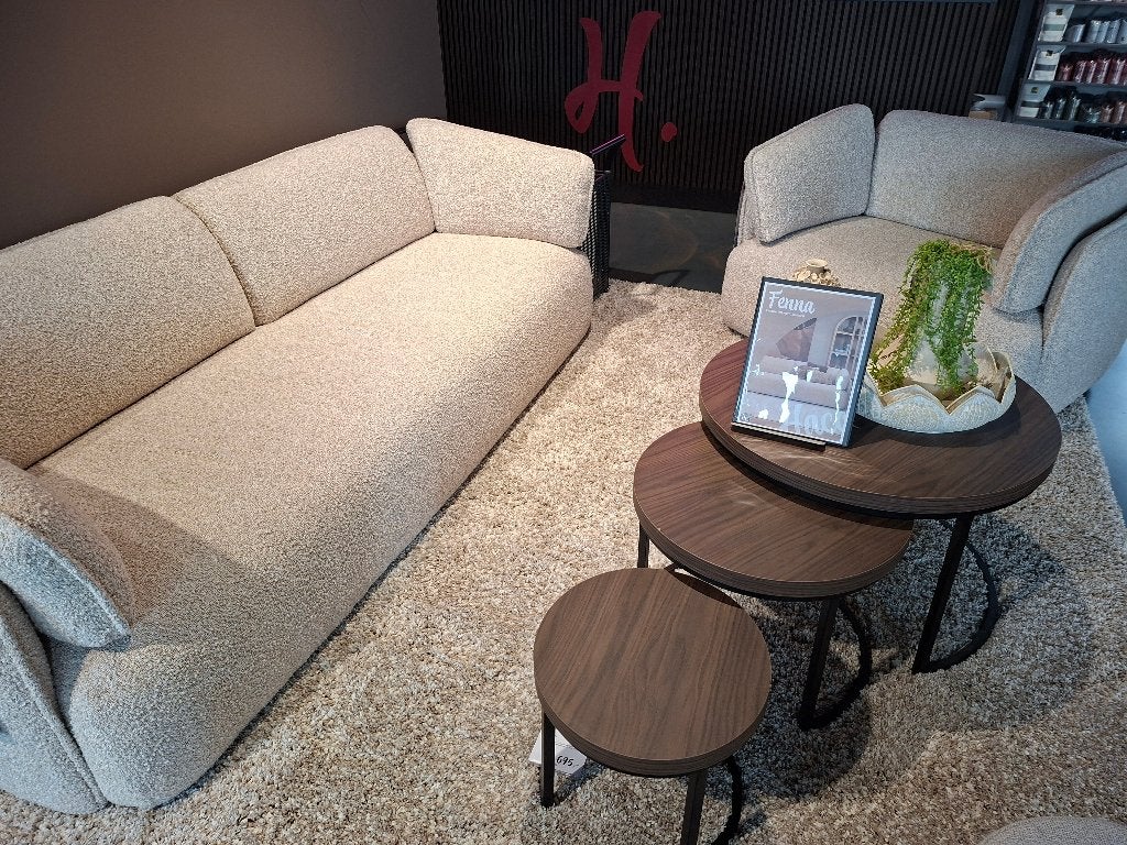 Bank en Fauteuil Fenna, Ophalen, Zo goed als nieuw, 75 tot 100 cm, 125 cm of meer