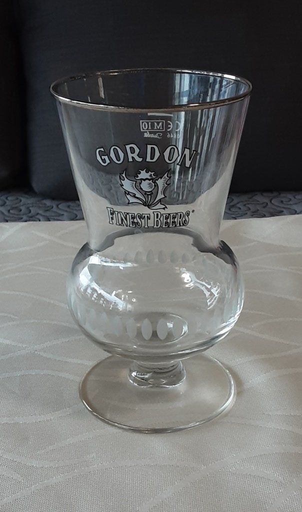 GORDON finest beer glas, Ophalen of Verzenden, Zo goed als nieuw, Bierglas
