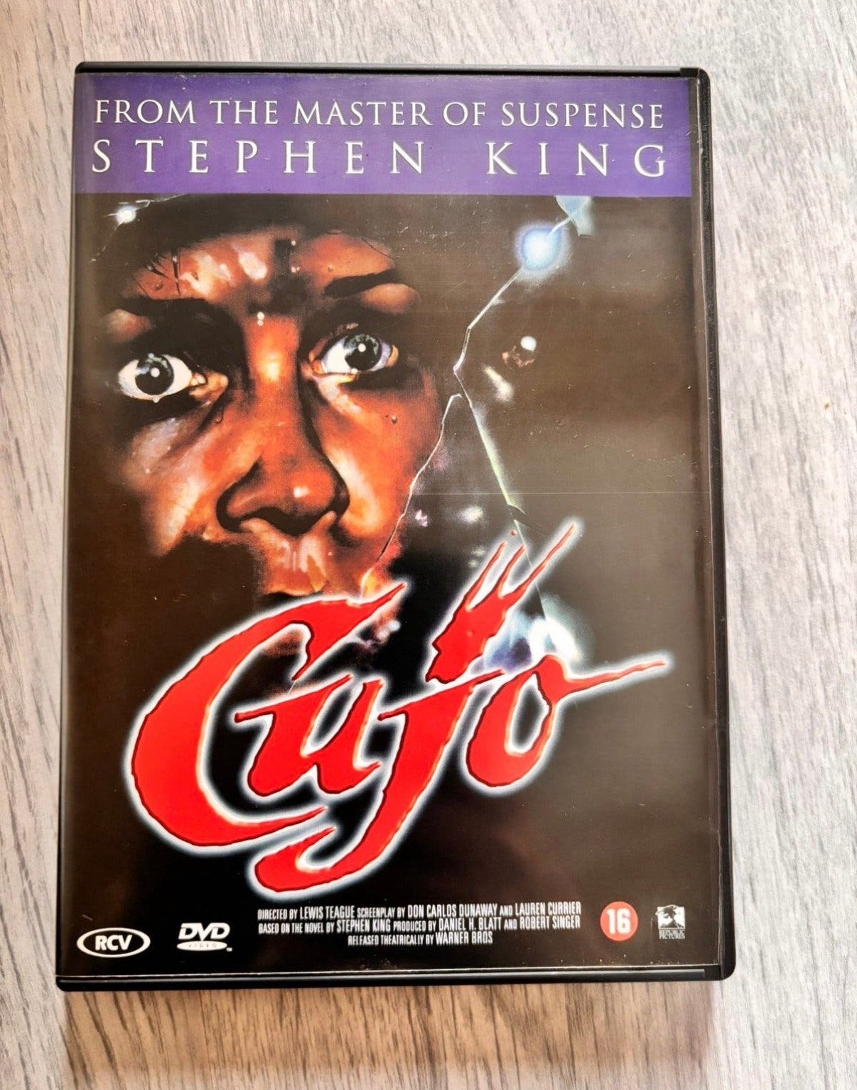 #3 Cujo - Stephen King DVD (Griezelkoning), Cd's en Dvd's, Vanaf 16 jaar, Ophalen of Verzenden, Gebruikt, Engels