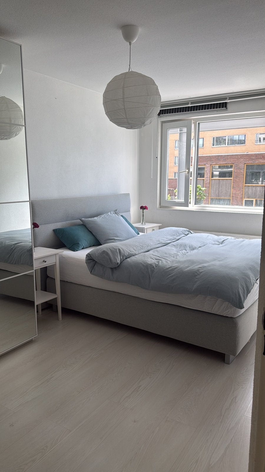 Boxspring Karlsson 160x200, Ophalen, Tweepersoons, Zo goed als nieuw, 200 cm