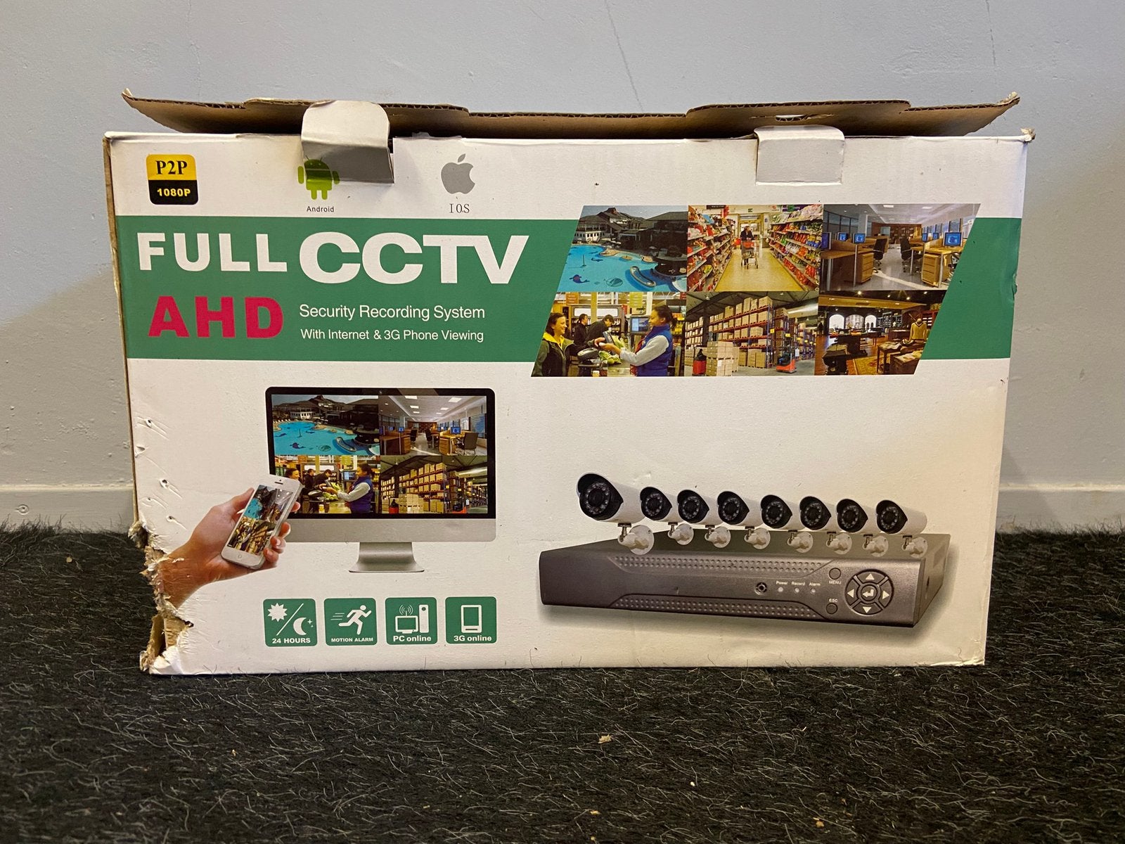 CCTV camerasysteem met recorder 8 camera’s, Audio, Tv en Foto, Videobewaking, Ophalen of Verzenden, Zo goed als nieuw, Binnencamera
