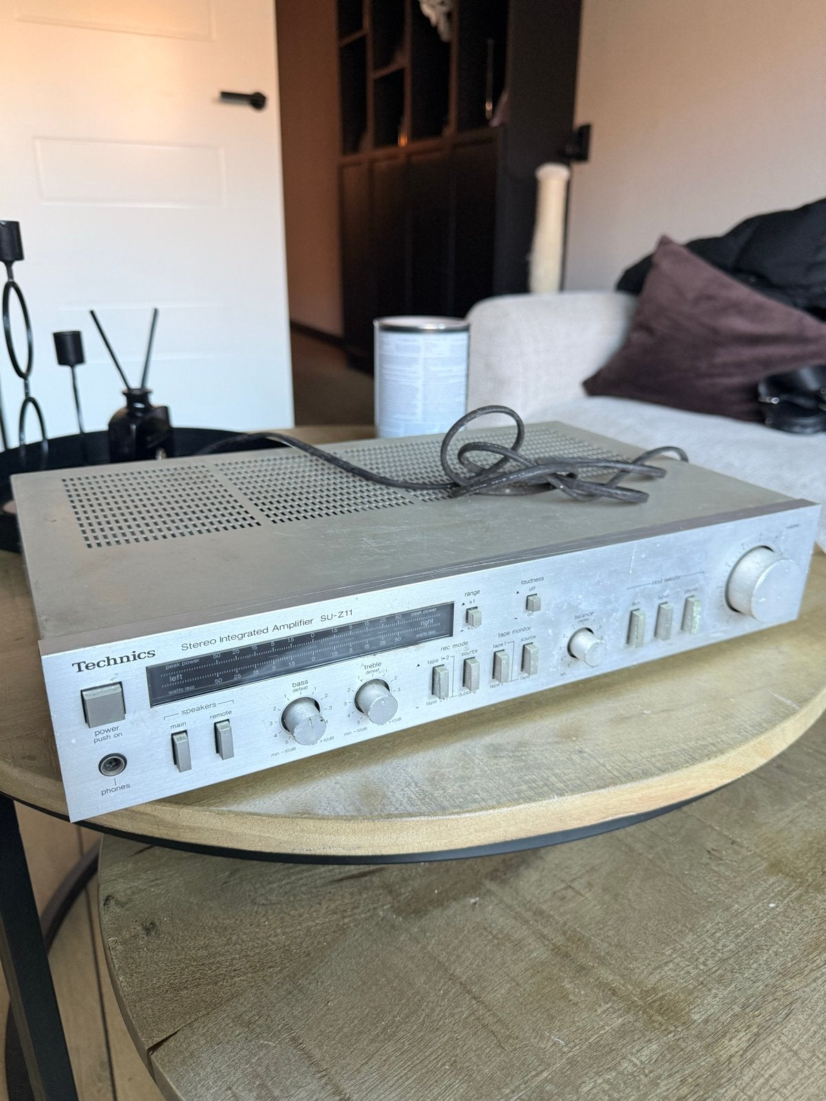 Technics SU-Z11 Stereo Geïntegreerde Versterker, Overige merken, Gebruikt, Ophalen of Verzenden, Minder dan 60 watt