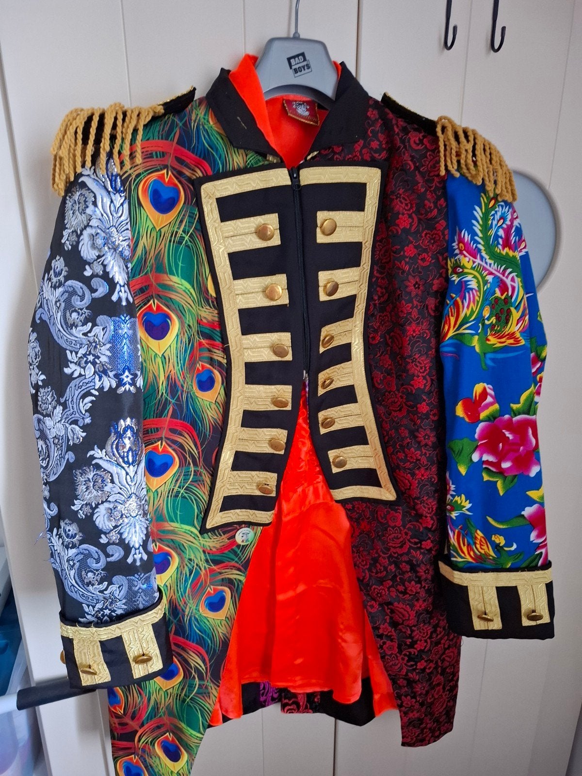 Opvallend kostuumjasje XL - Uniek design, Carnaval, Maat 46/48 (XL) of groter, Ophalen of Verzenden, Kleding