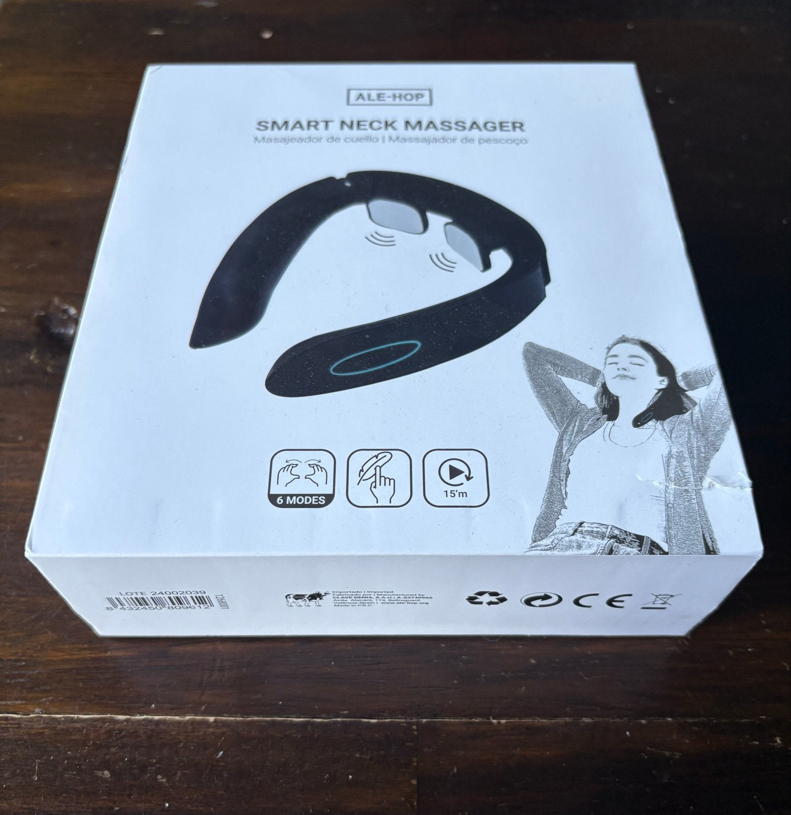 Nieuw ALE-HOP Smart Nekmassager - Ontspanning voor de nek, Ophalen of Verzenden, Nieuw, Apparaat