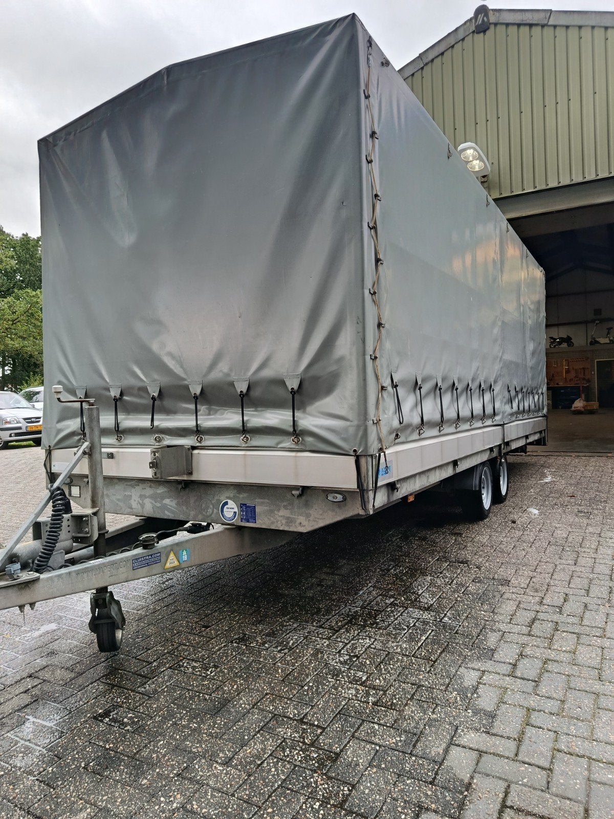 plateauwagen met huif Hapert Azure, Auto diversen, Ophalen