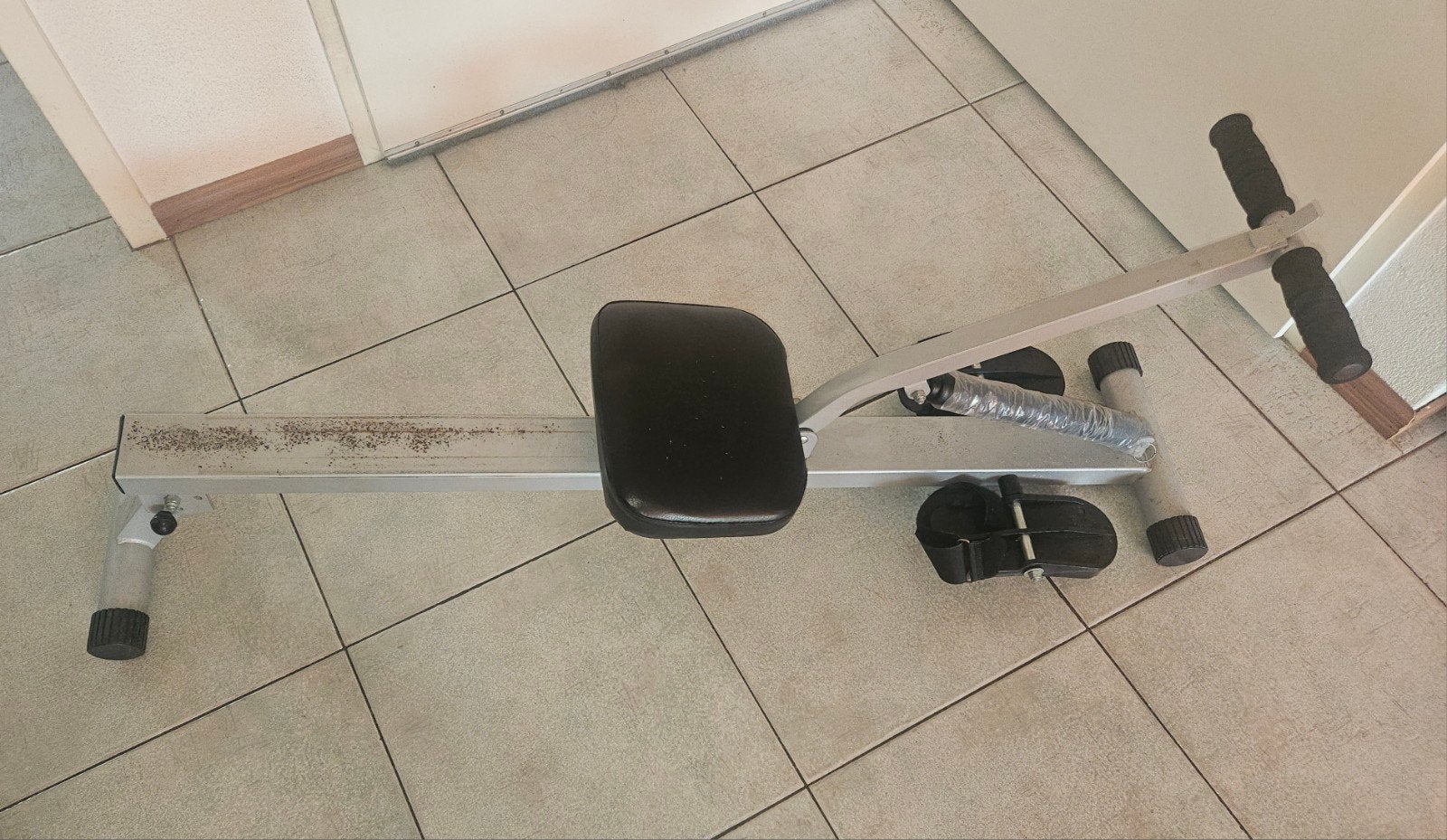 Roeimachine voor thuisfitness, Ophalen, Benen, Gebruikt, Metaal