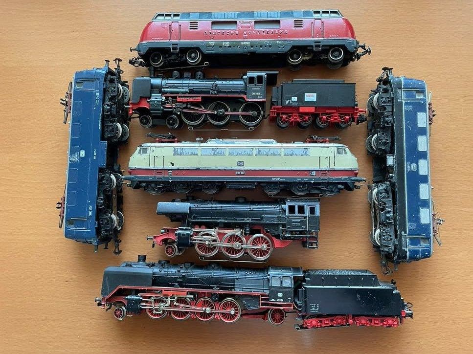 Te koop: 7 Sloopdelen Marklin., Wisselstroom, Gebruikt, Locomotief, Ophalen of Verzenden
