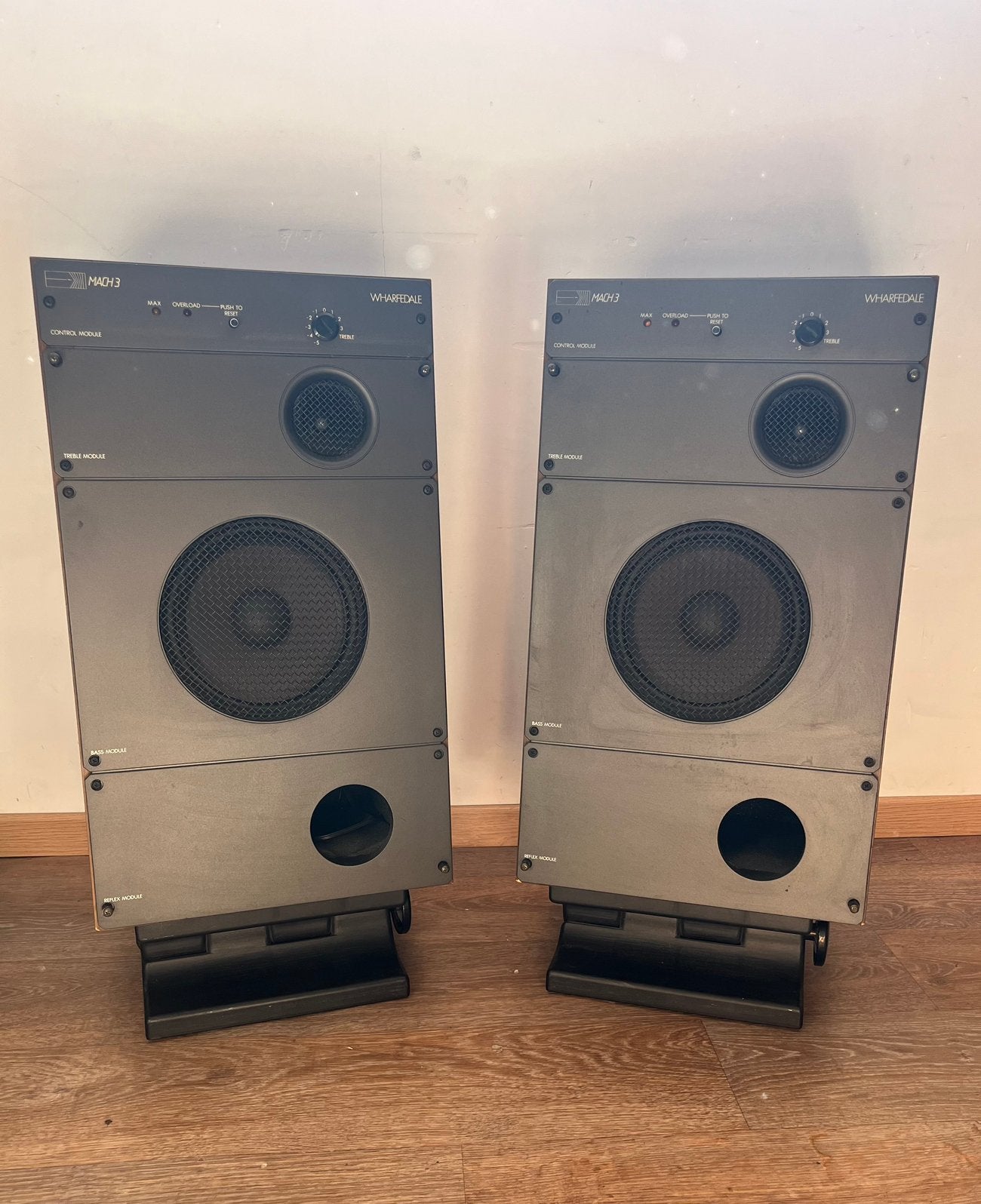 Wharfedale MACH3 Vintage Speakers, Ophalen, Stereo speakers, Gebruikt, Wharfedale