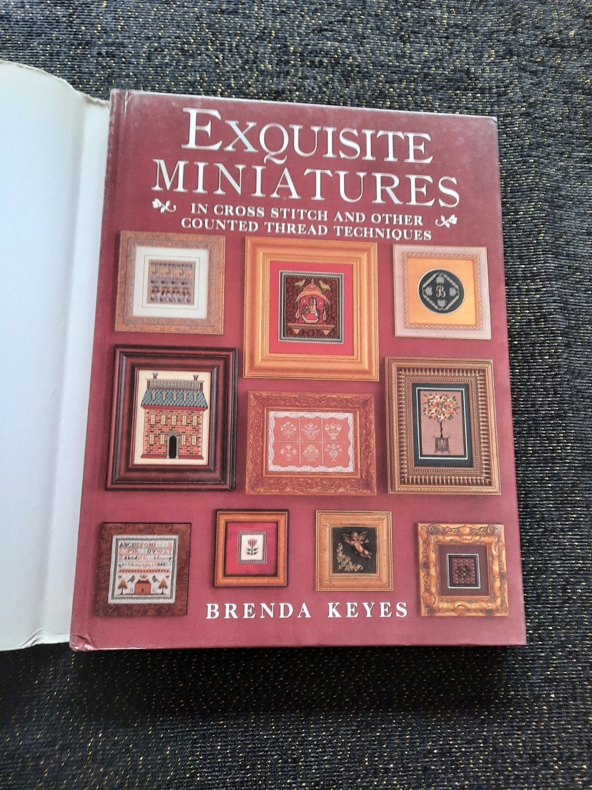 Exquisite Miniatures: Borduurpatronen en Technieken, Ophalen of Verzenden, Zo goed als nieuw, Borduren en Naaien, Brenda Keyes