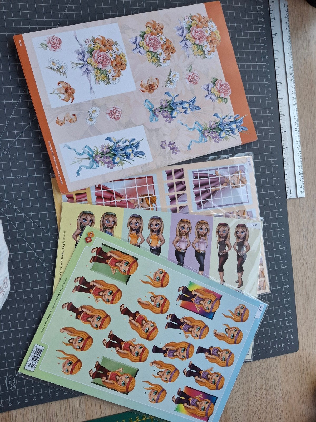 Diverse knipvellen voor hobby en creativiteit, Hobby en Vrije tijd, Ophalen, Gebruikt, Deelbaar, Dieren