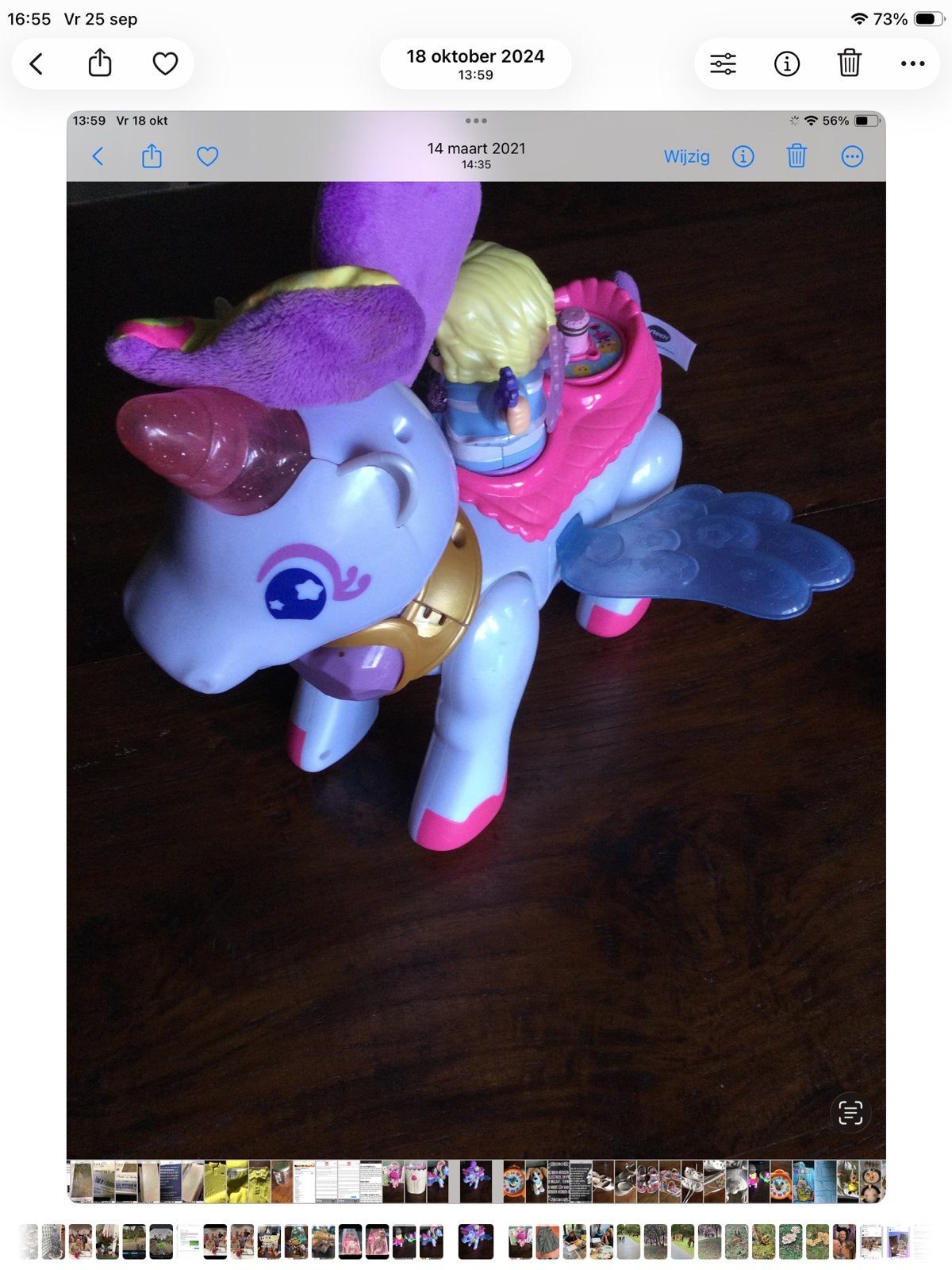 VTech Zoef Zoef Dieren Eenhoorn met Prinses, Ophalen of Verzenden, Zo goed als nieuw