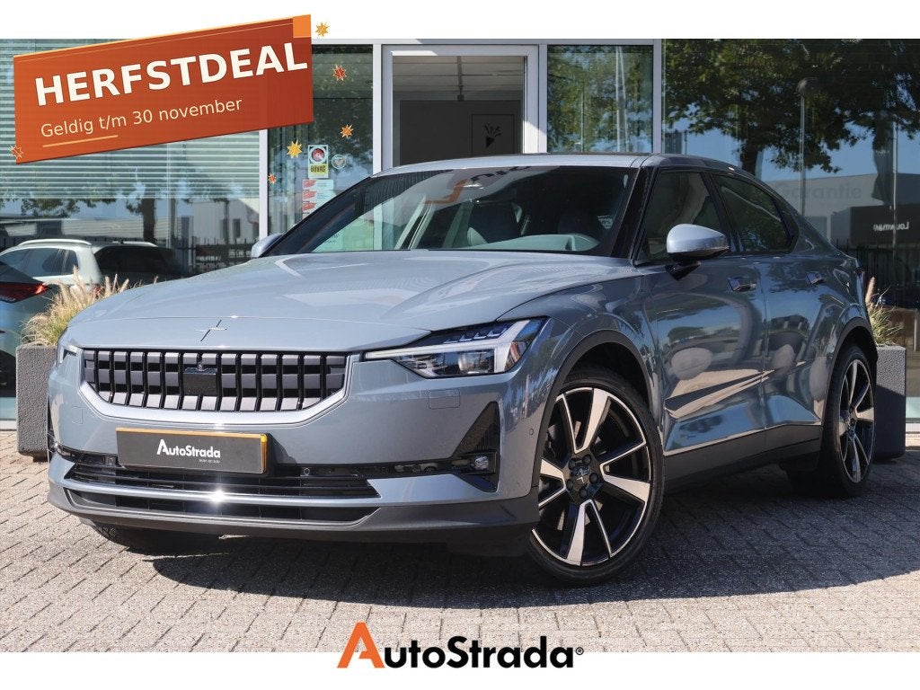Polestar 2 300kW Long Range Dual Motor Pilot Plus 408pk SoH, Auto's, Gebruikt, Zwart, Vierwielaandrijving, Zilver of Grijs