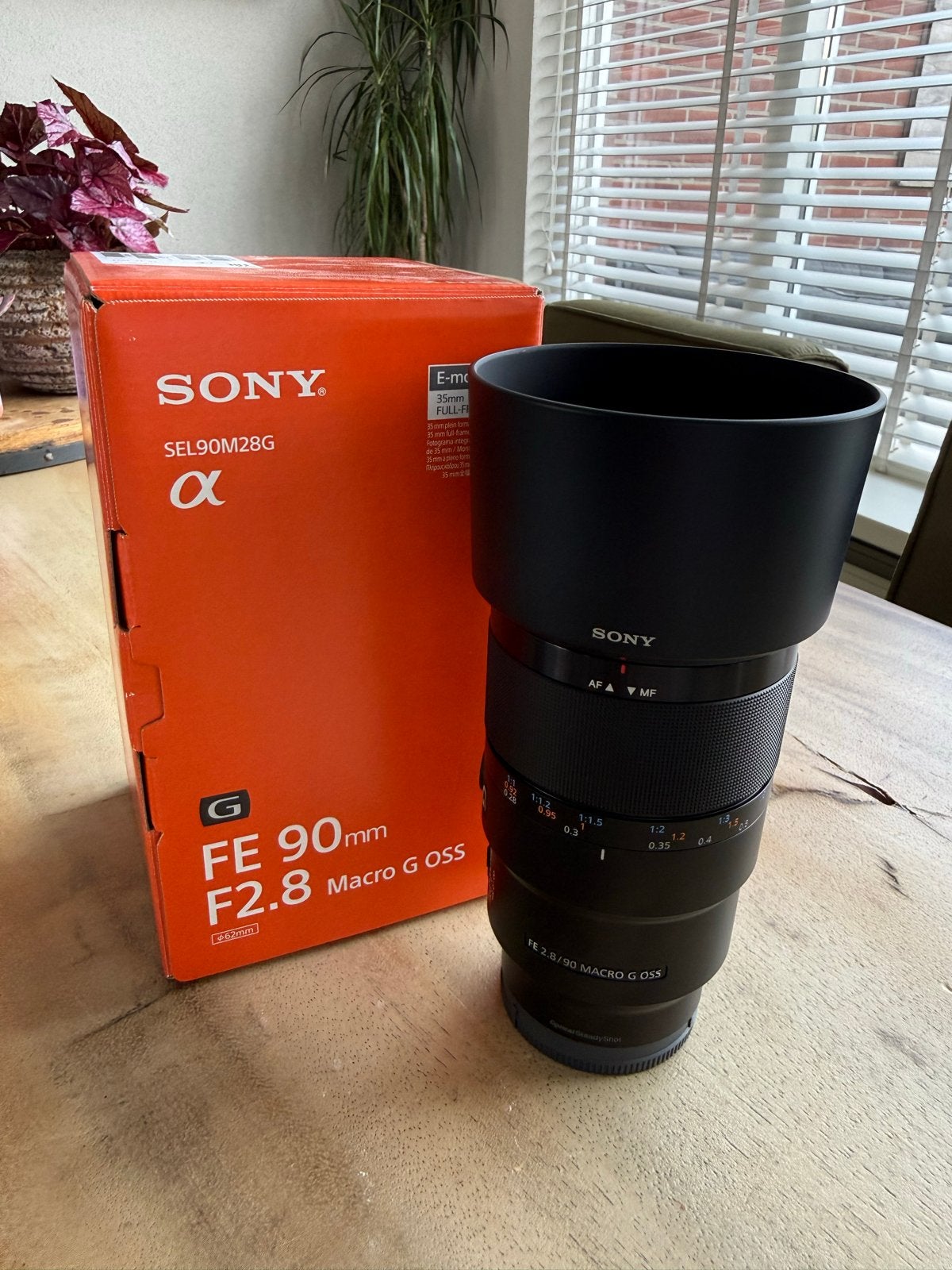 Sony FE 90mm F2.8 Macro G OSS, 90 mm, Sony E-mount, Sony, Autofocus