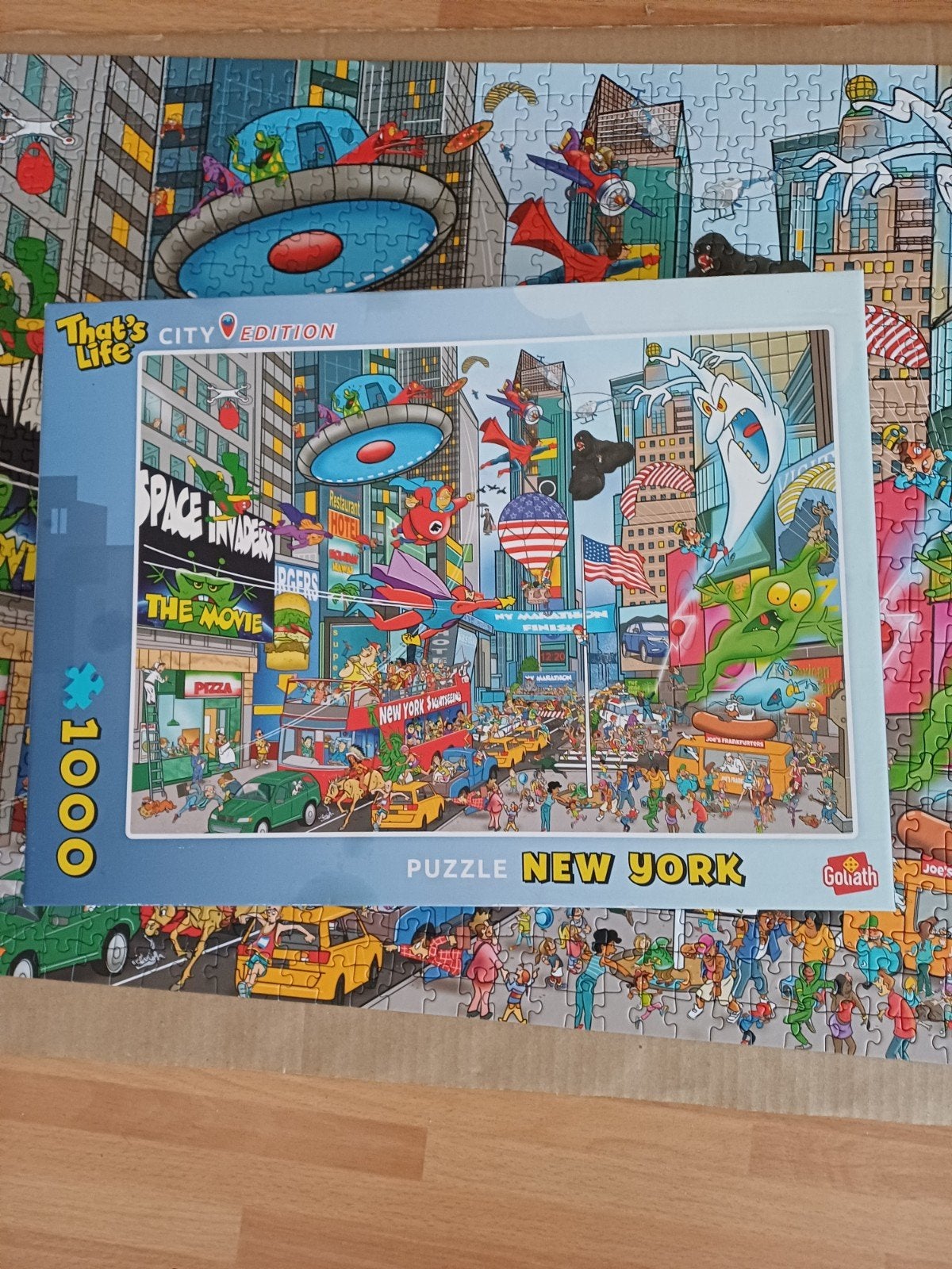 That's Life City Edition New York Puzzel 1000 stukjes, Ophalen of Verzenden, 500 t/m 1500 stukjes, Zo goed als nieuw, Legpuzzel