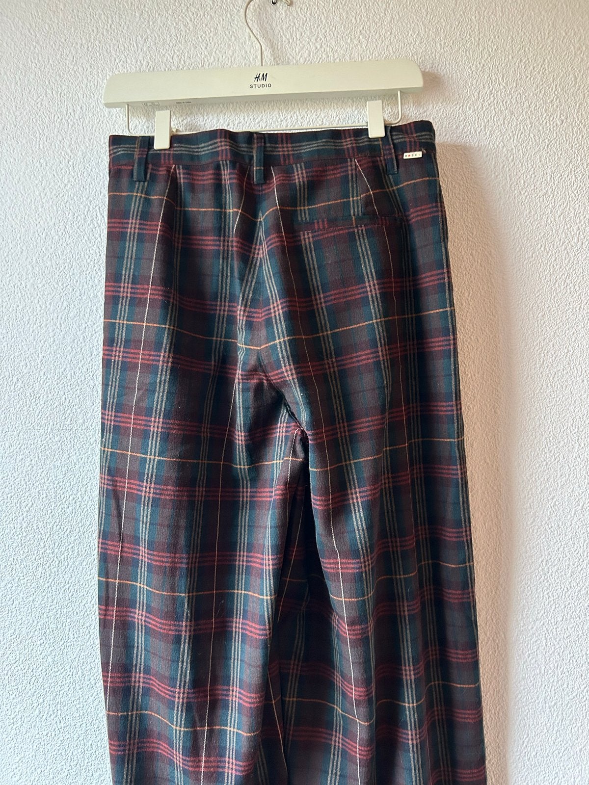 Geruite broek - Bruin, rood, groen - Maat M bellerose, Verzenden, Maat 38/40 (M), Meerkleurig, Lang