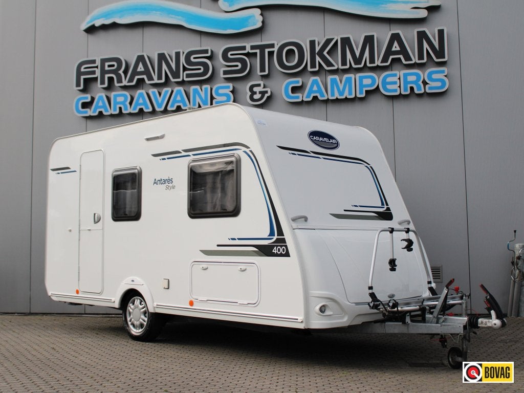 Caravelair Antares Style 400 Voortent Fietsrek Luifel, Overige typen, Bedrijf, Treinzit, 750 - 1000 kg