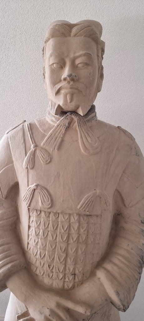 Grote Terracotta-officier 1,50m., Ophalen