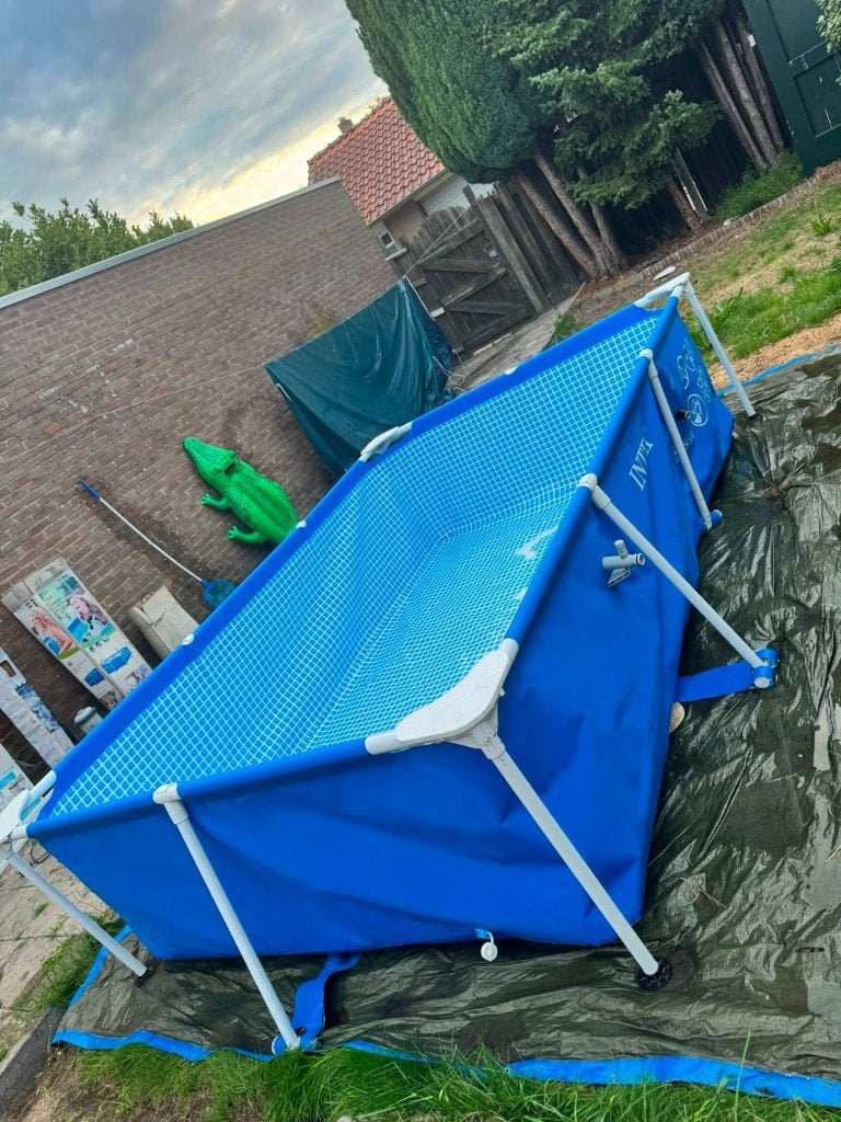Intex Rectangular Frame Swimming Pool 300x200x75cm, Tuin en Terras, Zwembaden, Ophalen, Zo goed als nieuw, Opzetzwembad, 200 tot 400 cm