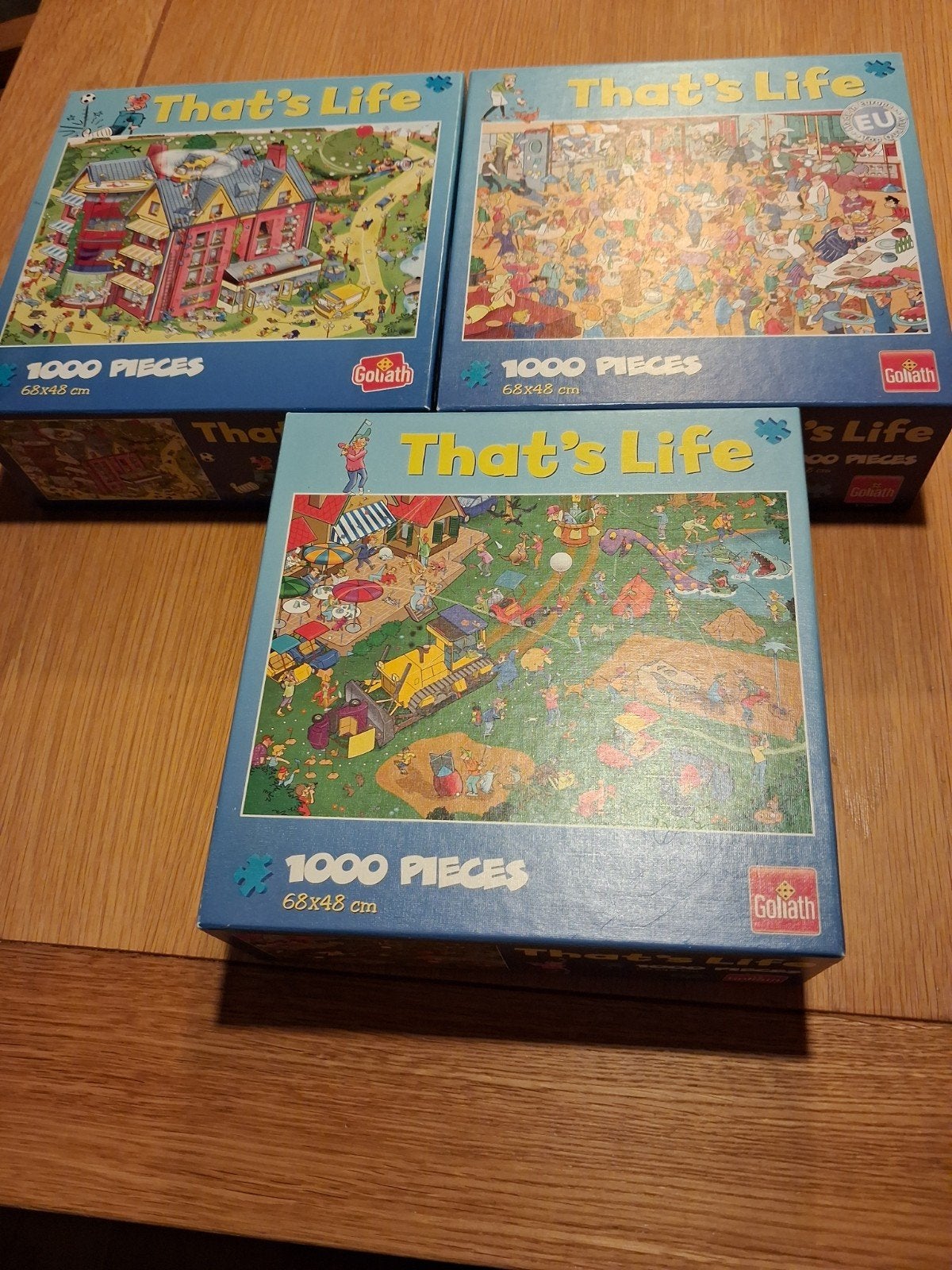 That's Life Puzzels - 3x 1000 stukjes - 68x48cm, Ophalen of Verzenden