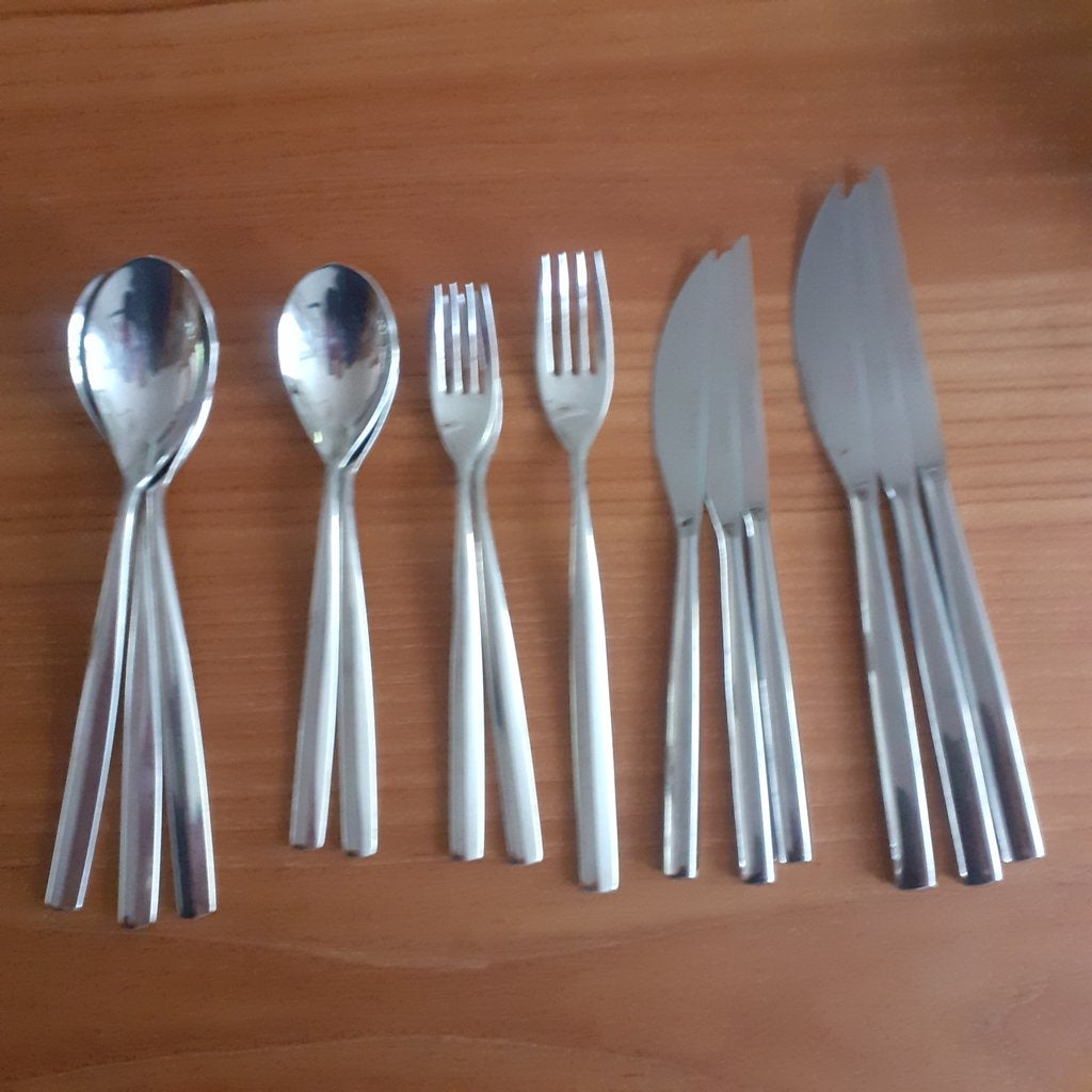 bestek Guy degrenne, Gebruikt, Los bestek, Ophalen of Verzenden, Rvs of Chroom