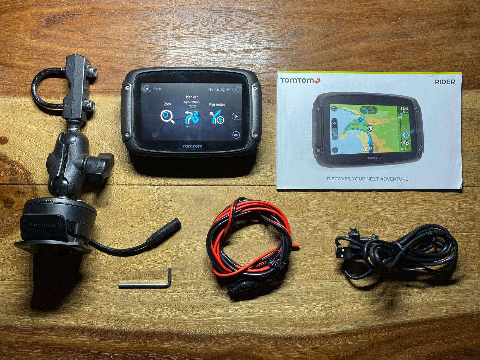 TomTom Rider 450 Compleet, Ophalen of Verzenden, Gebruikt