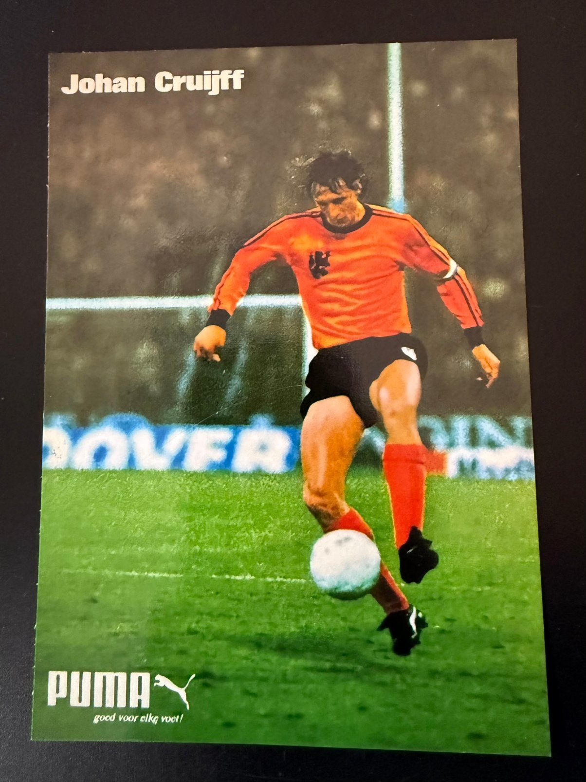 Puma spelerskaart / fotokaart Johan Cruijff, Ophalen of Verzenden, Zo goed als nieuw, Ajax, Spelerskaart