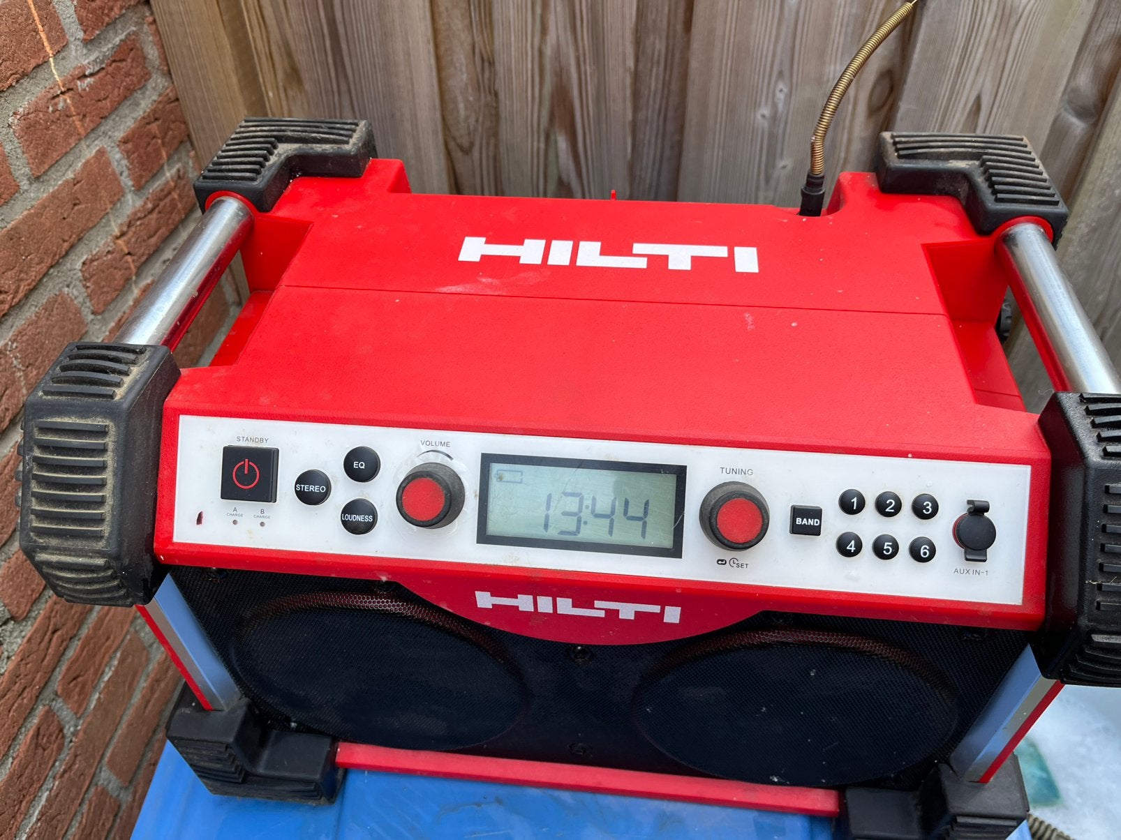 Hilti Perfectpro FatBox bouwradio, Ophalen, Gebruikt