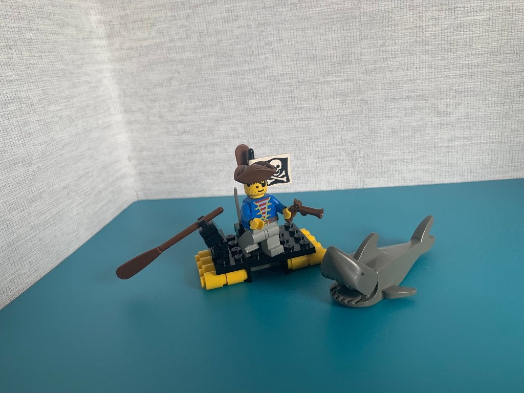 Lego Pirates 6234 Renegade's Raft, Gebruikt, Lego, Inclusief instructies, Complete set