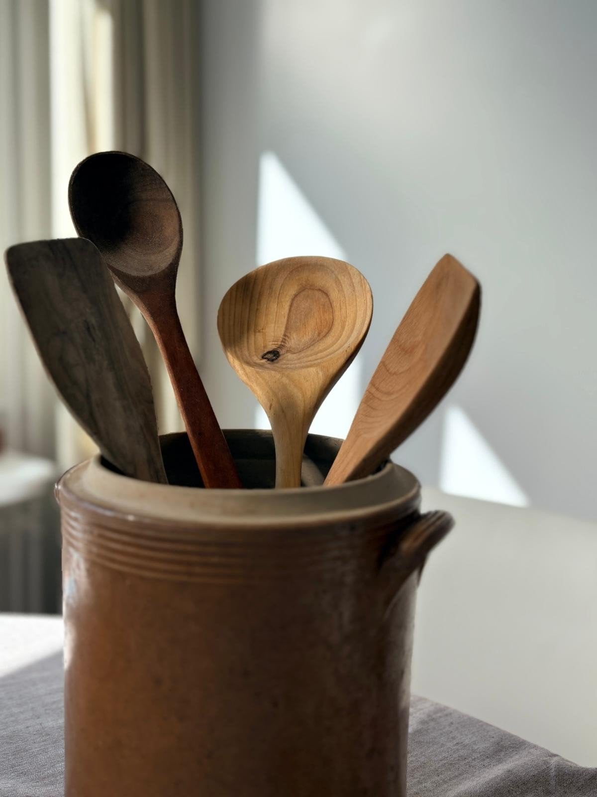 Oude aardewerken voorraadpot / grespot – brocante, Ophalen of Verzenden
