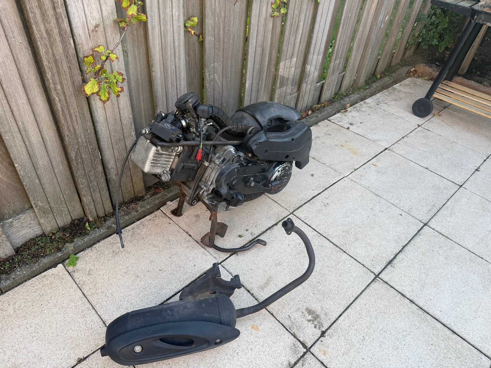 Zip uitlaat 4 takt 50cc, Ophalen of Verzenden, Gebruikt, Uitlaat, Piaggio