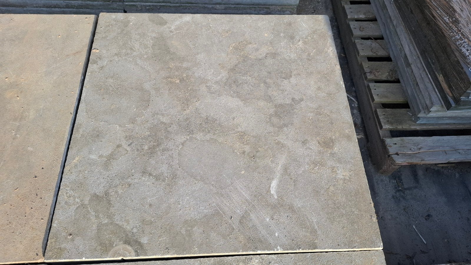 60 m2 Chinees hardsteen terrastegels, 60x60x3 cm. 170 stuks, Ophalen, Natuursteen, 10 m² of meer, Terrastegels