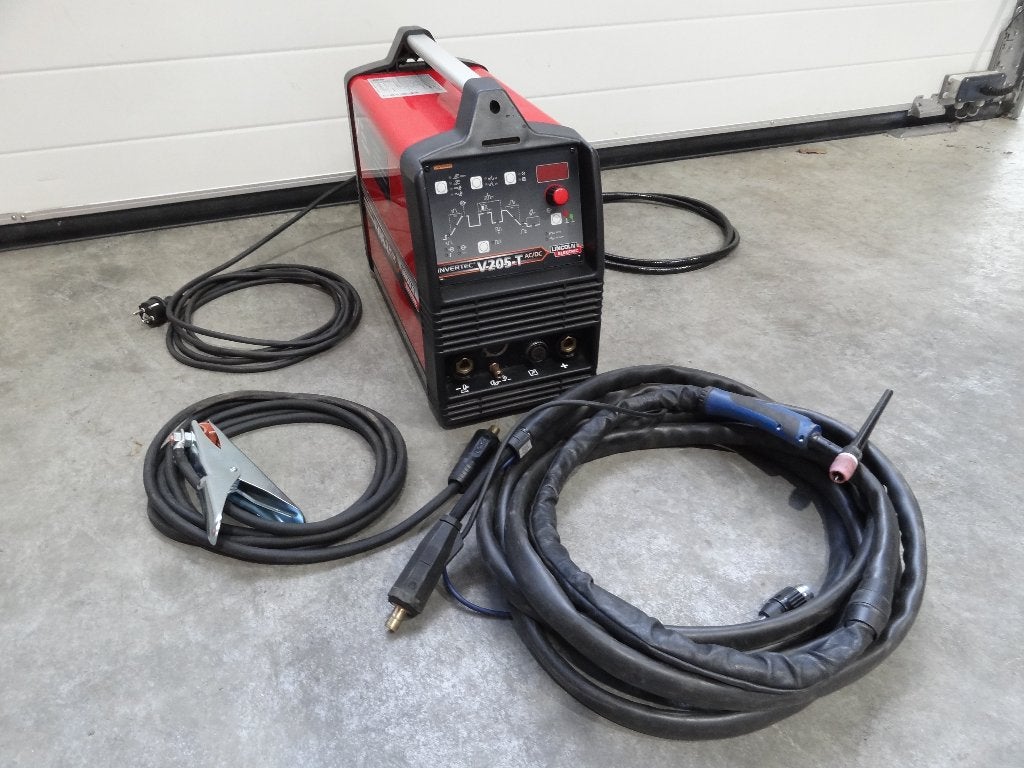 Tig lasapparaat Lincoln Invertec V 205-T AC/DC Puls 230 Volt