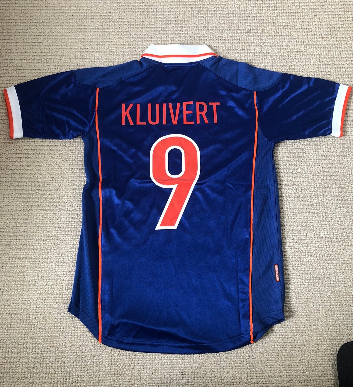 Kluivert Nederlands elftal maat S retro voetbalshirt, Verzamelen, Sportartikelen en Voetbal, Ophalen of Verzenden, Zo goed als nieuw