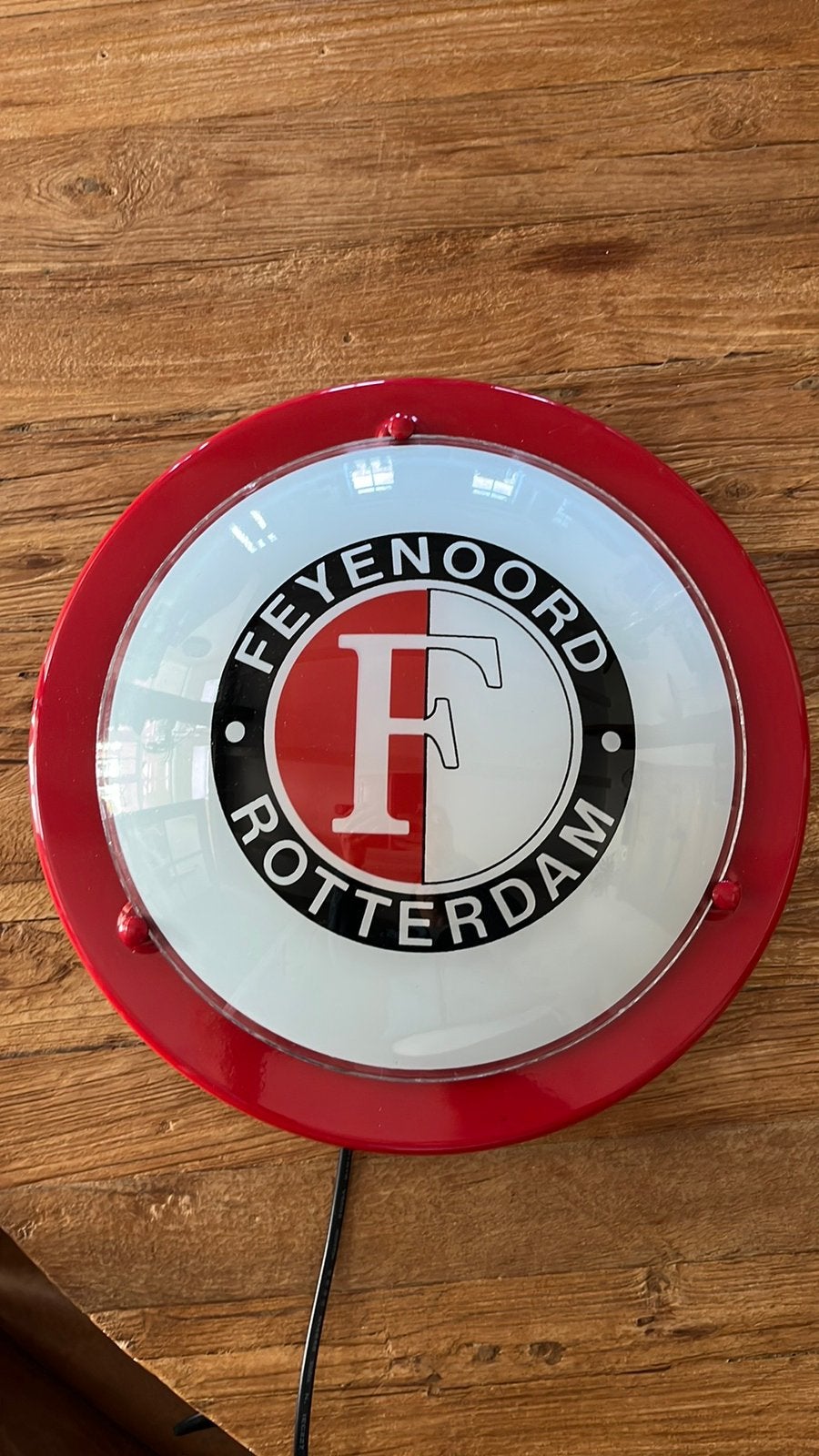 FEYENOORD Lamp, Ophalen of Verzenden, Zo goed als nieuw, Feyenoord