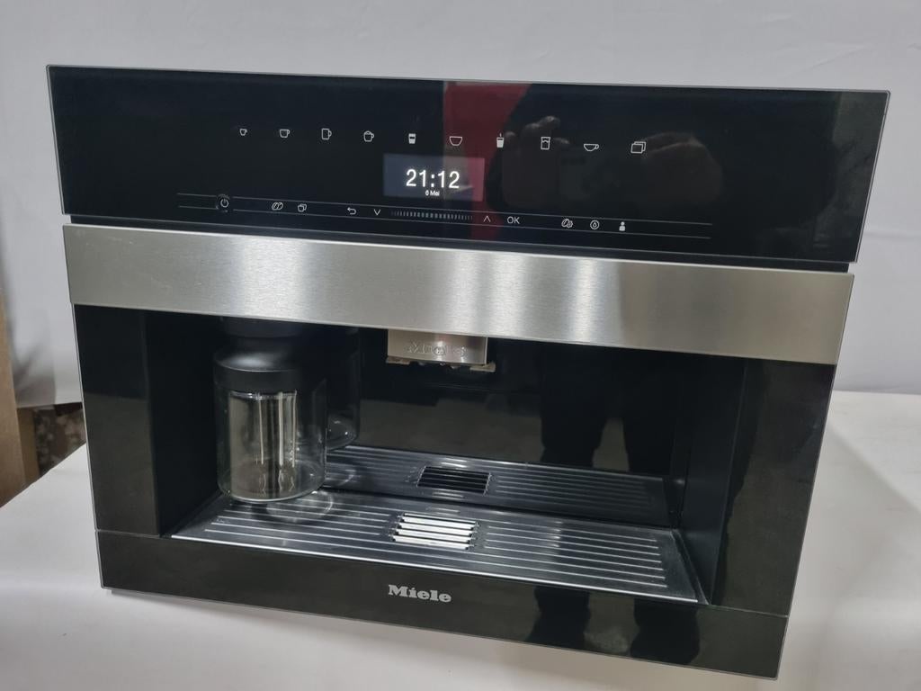 Miele CVA 7445 Inbouw Koffiemachine – PureLine, Afneembaar waterreservoir, Koffiemachine, Ophalen of Verzenden, Zo goed als nieuw