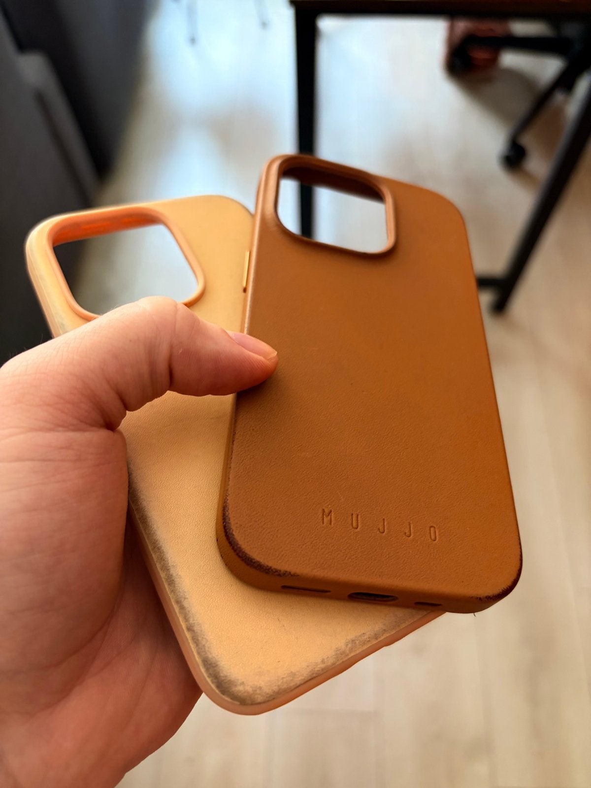 iPhone 14 Pro Hoesjes - Mujjo en Nomad, Gebruikt, MagSafe, Hoesje of Tasje, Ophalen of Verzenden