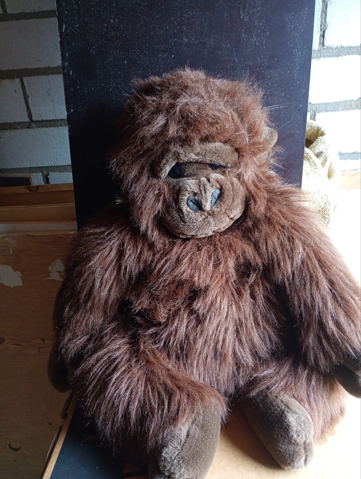 Te koop. knuffel Aap, Verzamelen, Ophalen of Verzenden, Zo goed als nieuw, Stoffen beer, Overige merken