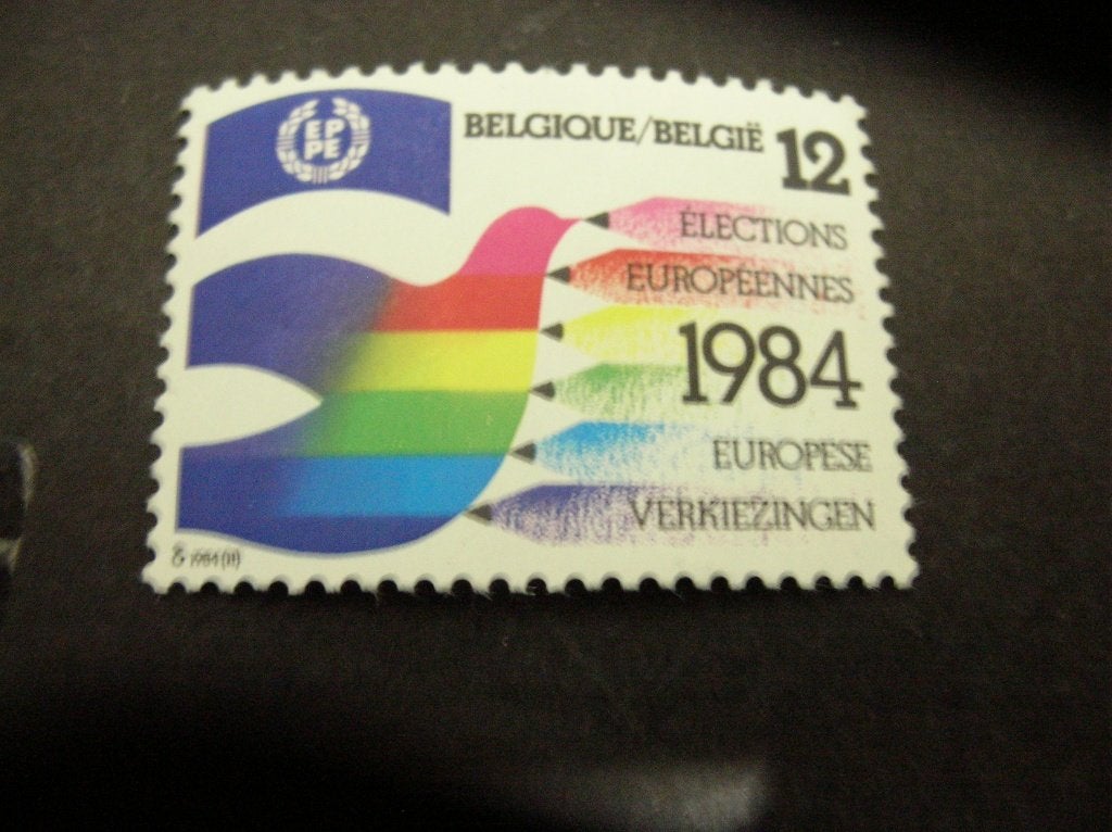Cept/Verenigd Europa België 1984 meeloper, Verzenden, Overige landen, Postfris