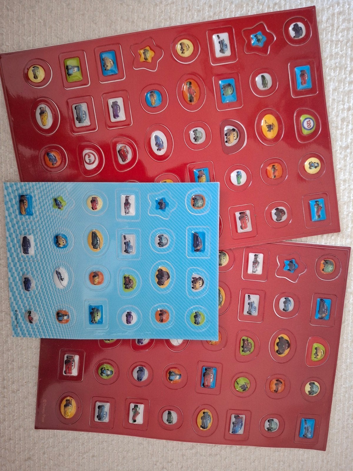 3D Cars Stickers - Leuk voor jongens!, Ophalen of Verzenden, Zo goed als nieuw, Strip of Tekenfilm