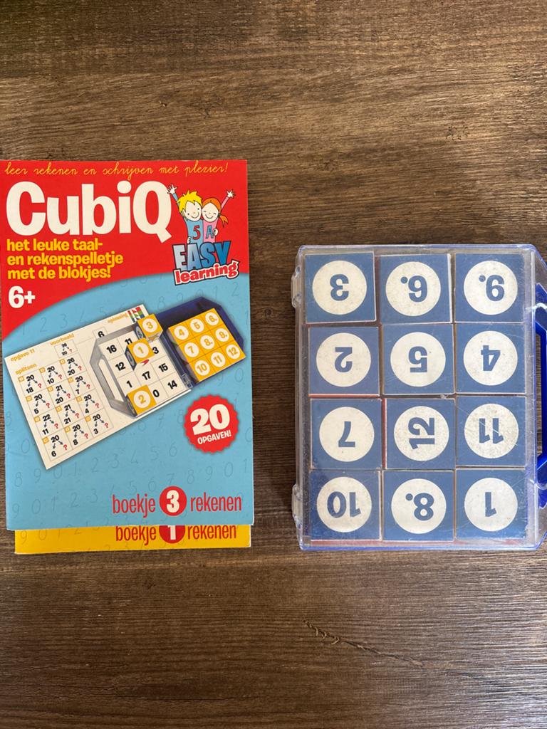 CubiQ Easy Learning Taal- en Rekenspelletje 6+, Ophalen of Verzenden, Gebruikt, Taal en Lezen