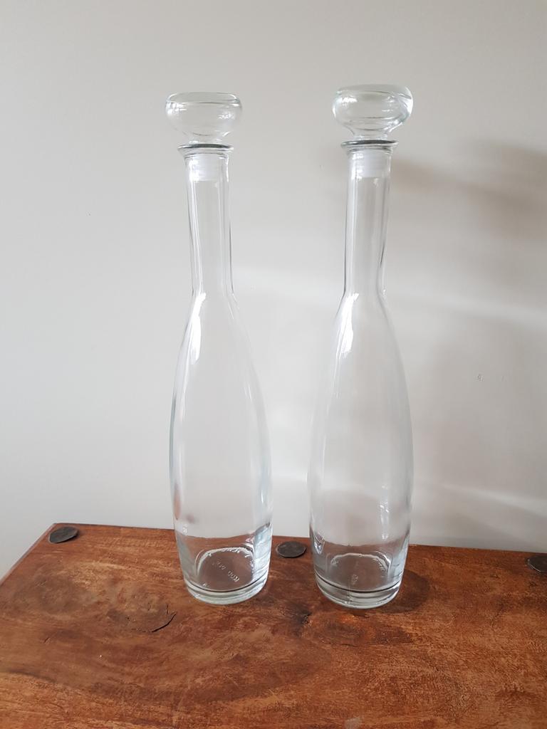 Glazen fles / flessen met stop, Ophalen of Verzenden, Nieuw, Glas
