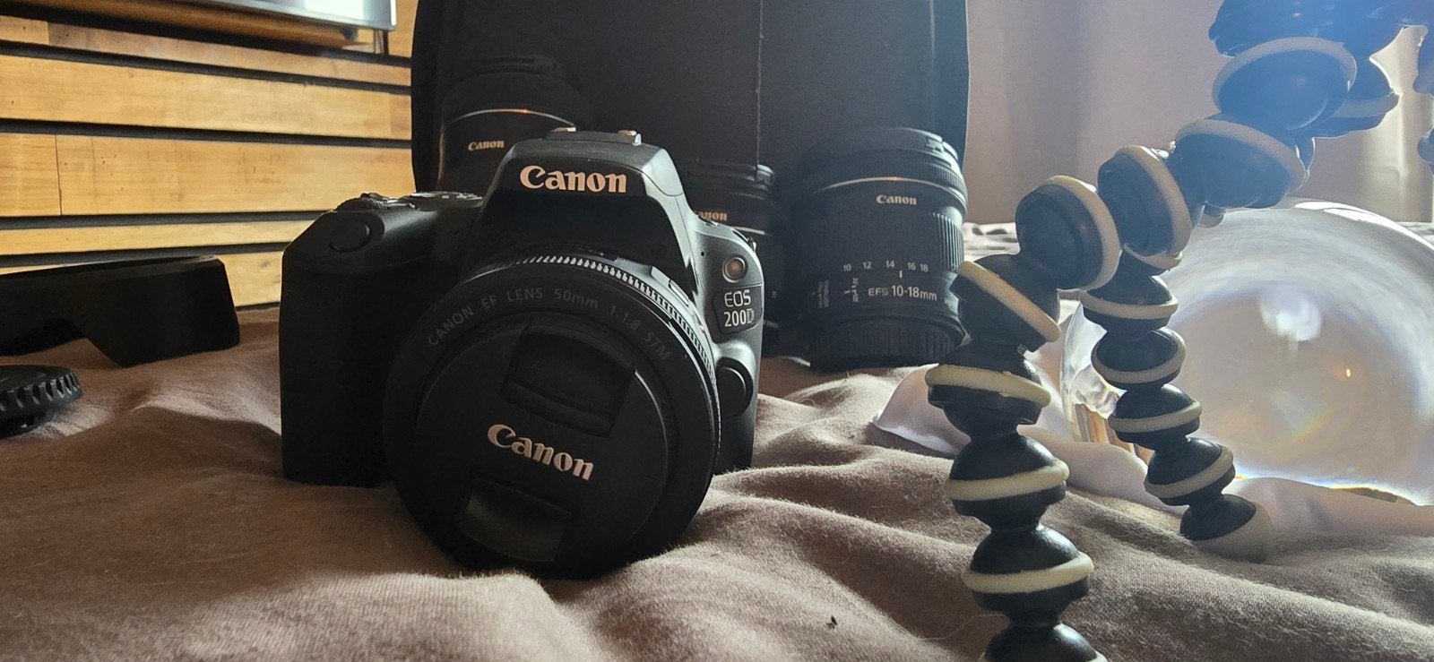 Canon EOS 200D complete cameraset | Zo goed als nieuw, Ophalen of Verzenden